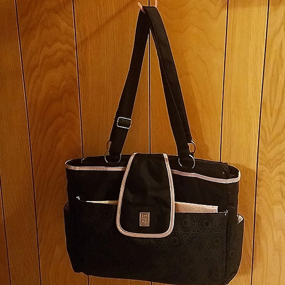 CARTER'S Diaper Bag Pink and Black